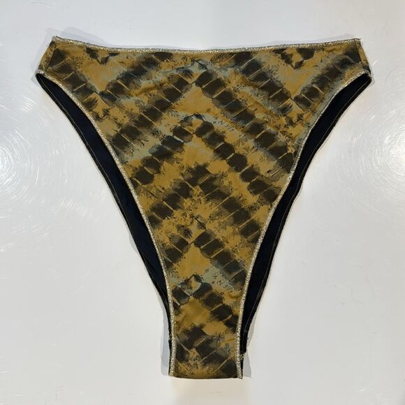 NWT Oseree Safari Bikini Large ORO Metallic - Picture 2 of 10
